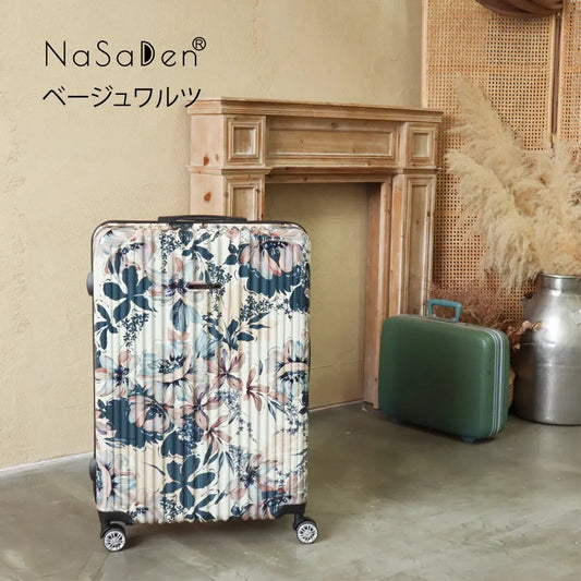 日本専用エリア【送料無料】【NaSaDen】ジッパースーツケース   ワルツ  22/26/29インチ 新無憂 限量クラシック【台湾直送】 NaSaDen行李箱