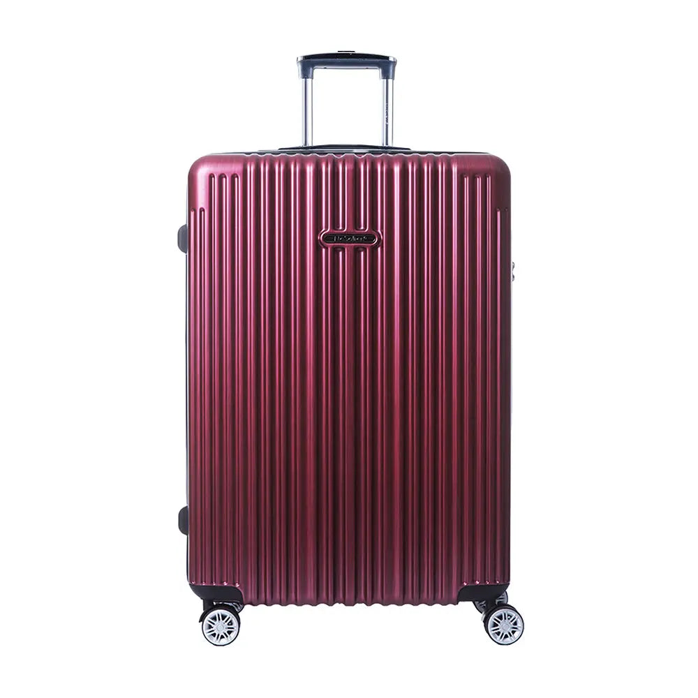 日本専用エリア【送料無料】【NaSaDen】ジッパースーツケース   ベルゲンレッド 22/26/29インチ 新無憂 限量クラシック【台湾直送】 NaSaDen行李箱