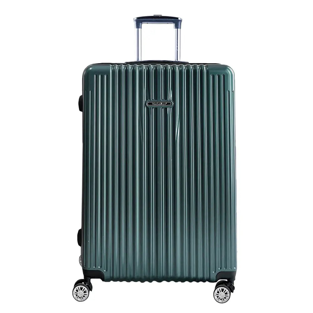 日本専用エリア【送料無料】【NaSaDen】ジッパースーツケース  ふかみどり 22/29インチ 新無憂 限量クラシック【台湾直送】 NaSaDen行李箱