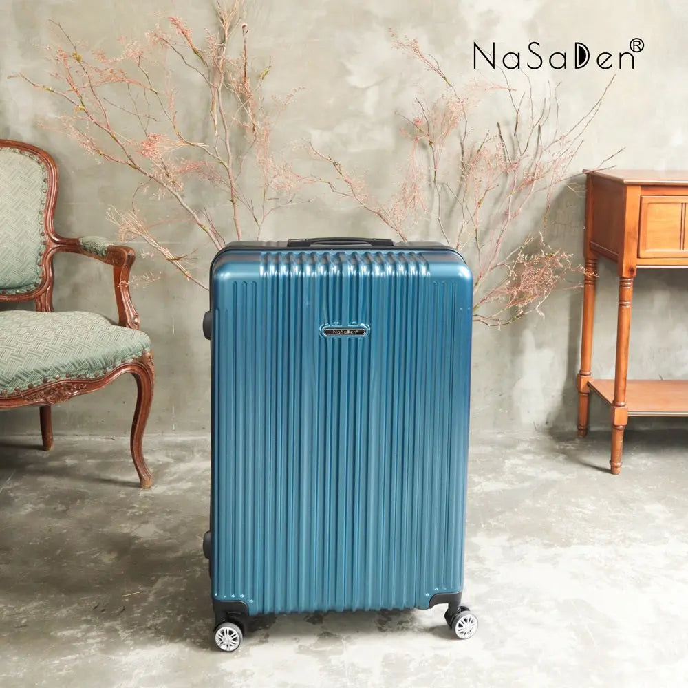 日本専用エリア【送料無料】【NaSaDen】ジッパースーツケース  アルプスグリーン 26/29インチ 新無憂 限量クラシック【台湾直送】 NaSaDen行李箱