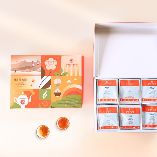 綜合有機茶品茗職人48入茶包禮盒展示