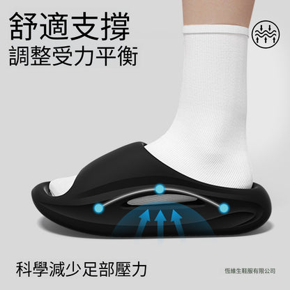 EVA足弓支撐減壓厚底拖鞋