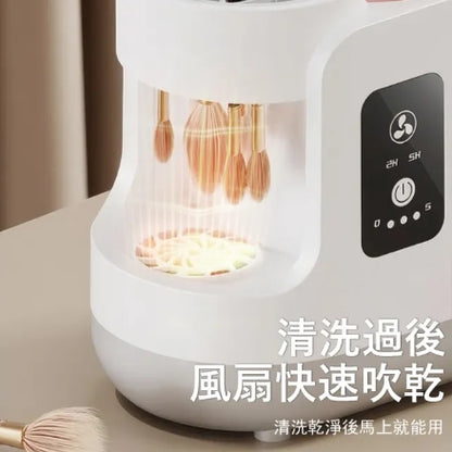 LHS全自動UV藍光化妝刷清洗風乾洗晾一體機(預購14天到貨)
