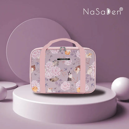 【限時8折】德國品牌NaSaDen納莎登 【限量版聯名款雪佛包】斑點條紋喵 一包三用/手提/肩背/多功能收納包/拉桿包 NaSaDen行李箱