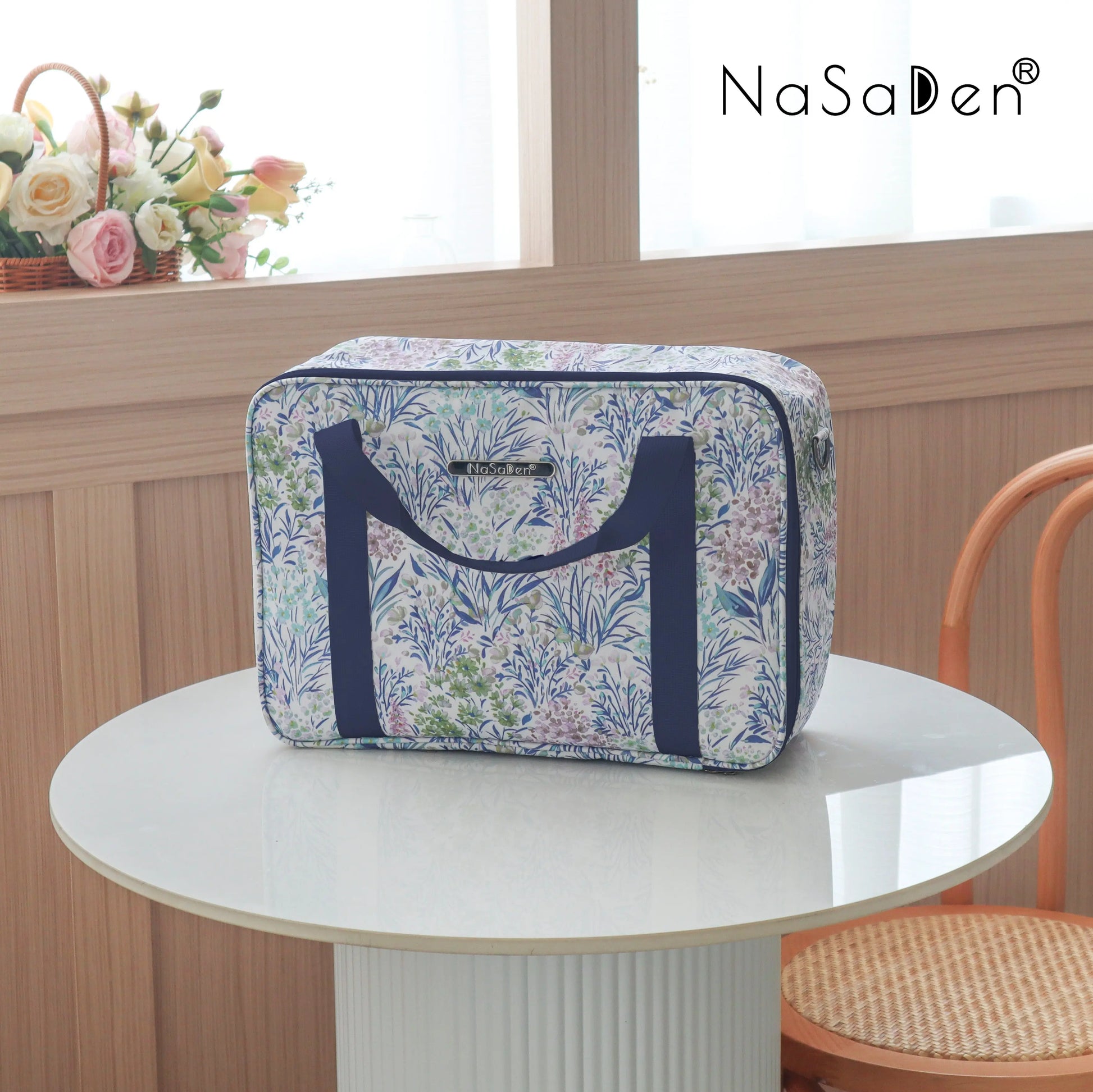 【限時8折】德國品牌NaSaDen納莎登 【限量版聯名款雪佛包】斑點條紋喵 一包三用/手提/肩背/多功能收納包/拉桿包 NaSaDen行李箱