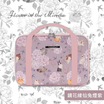 【限時8折】德國品牌NaSaDen納莎登 【限量版聯名款雪佛包】祕密花園 綠花 一包三用/手提/肩背/多功能收納包/拉桿包 NaSaDen行李箱