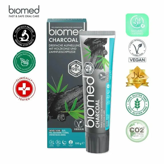 ｜Biomed｜歐洲草本三重碳淨白牙膏_100G Biomed
