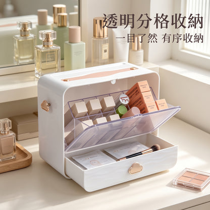 化妝品透明分格收納盒