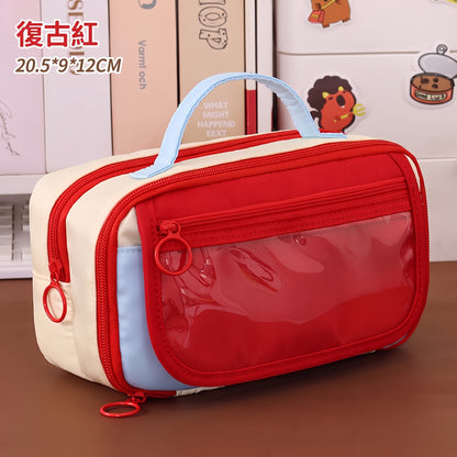 大容量防潑水中小學生筆袋
