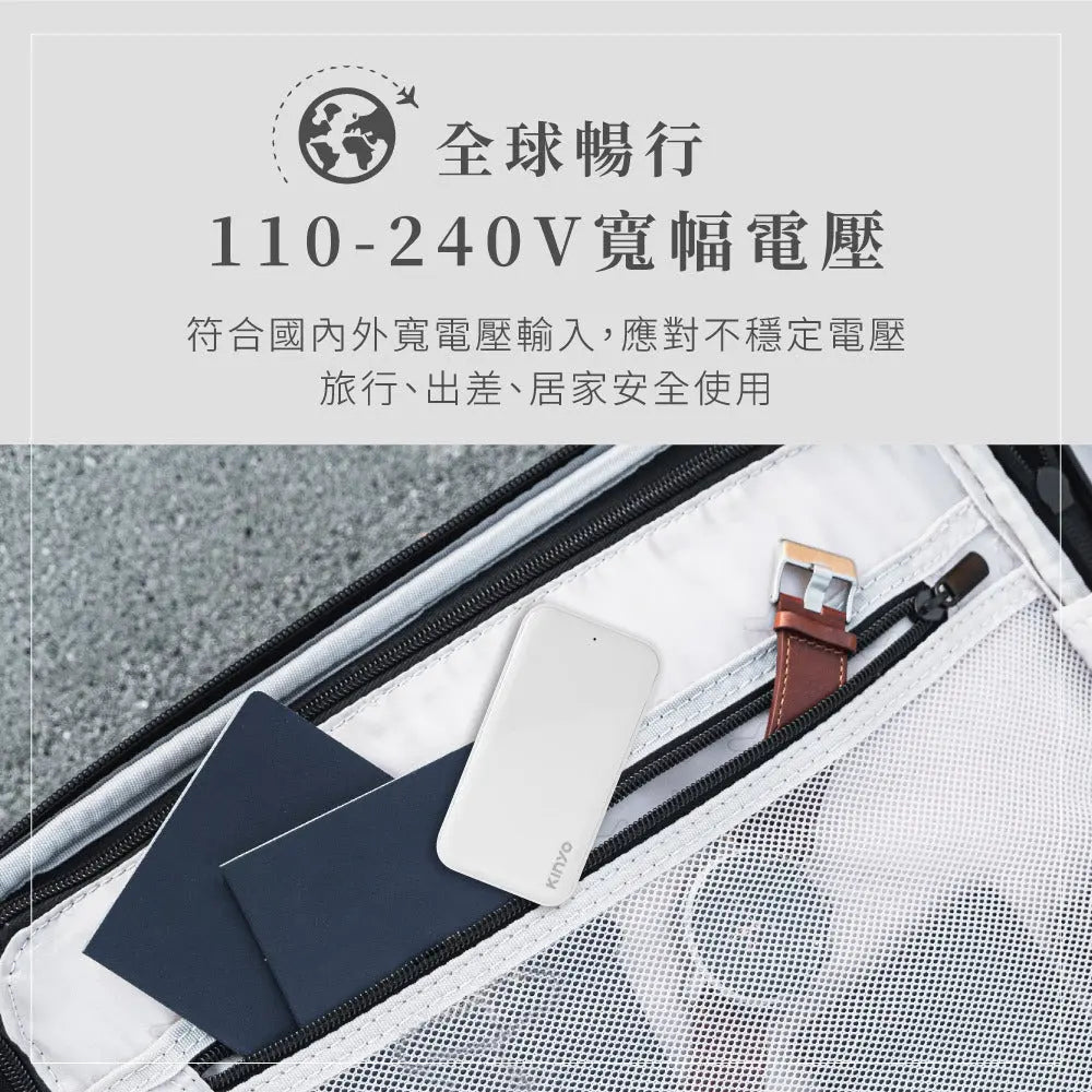【KINYO】超薄名片型雙孔PD充電器 KINYO