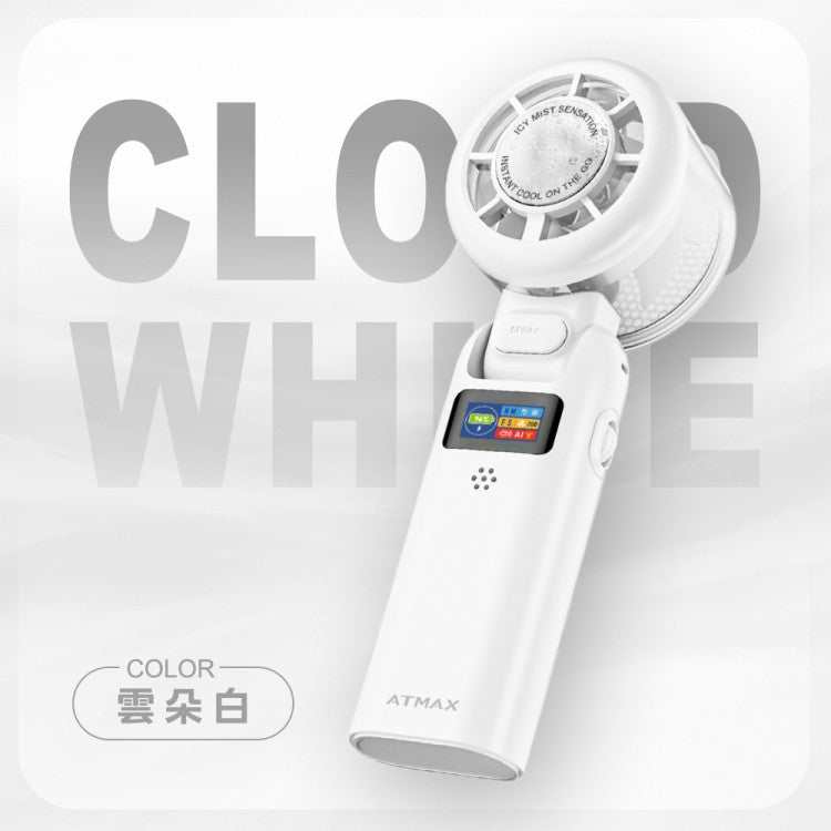 ATMAX Icy 小冰扇手持AI智能水霧風扇多色選擇