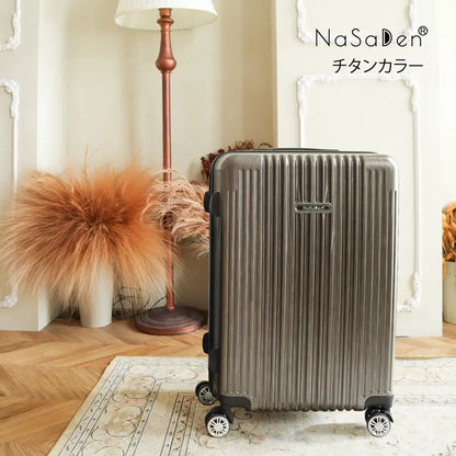 【送料無料】【NaSaDen】ジッパースーツケース セット 22/26/29インチ 新無憂 限量クラシック/限定コラボ アルミ合金 多段式 米国認証 TSA PU 超静音 防水内ポケット PC plus材質 防塵カバー【台湾直送】 NaSaDen行李箱