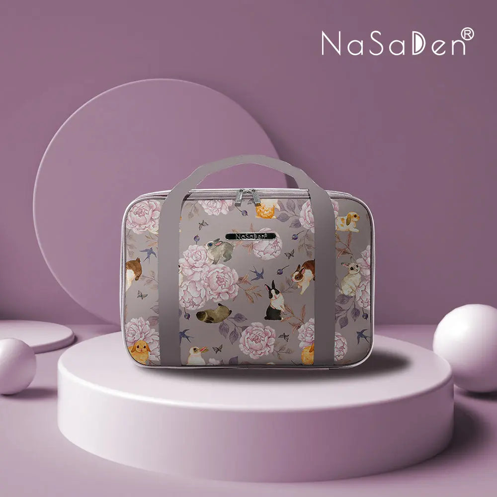 德國品牌NaSaDen納莎登 【限量版聯名款雪佛包】亞格拉墨花 一包三用/手提/肩背/多功能收納包/拉桿包 NaSaDen行李箱