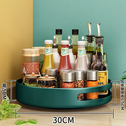 廚房多層旋轉調味品置物架
