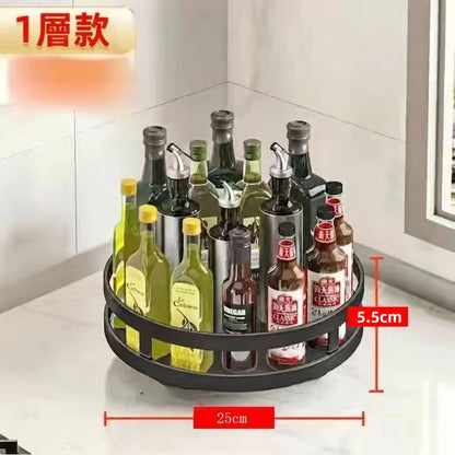 廚房檯面物品收納架可調料架