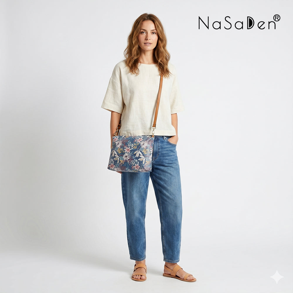 NaSaDen 女優フレイヤのファンタジーフラワーラブ同名のホローバッグ レディースバッグ/ハンドバッグ/トートバッグ/ビジネスハンドバッグ/トートバッグ/レザーバッグ