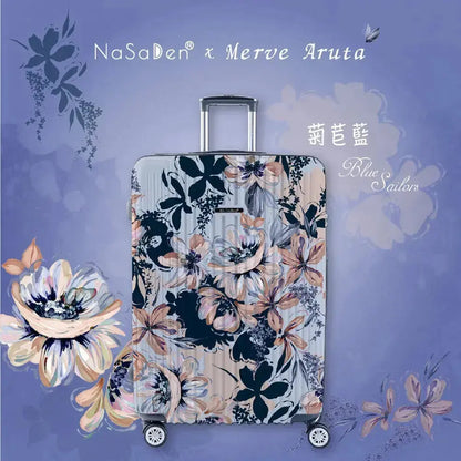二代版 毓 NaSaDen納莎登新無憂【花的圓舞曲系列】獨特印花拉鍊行李箱22/26/29吋 - 采寓生活館采寓生活館